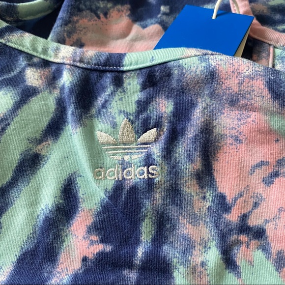SOLD ADIDAS Originals sz 1X TIE DYE Tank Dress - Picture 5 of 6